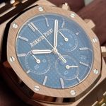 Audemars Piguet Royal Oak Chronograph 26240OR.OO.D315CR.01 (2022) - Blue dial 41 mm Rose Gold case (1/8)