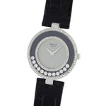 Chopard Happy Diamonds 212465 (Onbekend (willekeurig serienummer)) - Zilver wijzerplaat 33mm Witgoud (1/7)