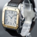 Cartier Santos 100 W20072X7 (2005) - White dial 41 mm Steel case (8/8)