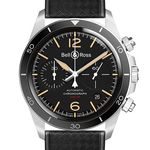 Bell & Ross BR V2 BRV294-HER-ST/SRB (2025) - Zwart wijzerplaat 41mm Staal (1/1)