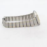 Cartier Santos Galbée 1057930 (1990) - Wit wijzerplaat 35mm Goud/Staal (6/8)