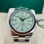 Rolex Oyster Perpetual 41 134300 (2026) - Green dial 41 mm Steel case (3/8)