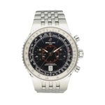 Breitling Montbrillant Légende A23340 (2008) - Zwart wijzerplaat 47mm Staal (2/8)
