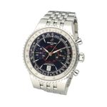 Breitling Montbrillant Légende A23340 (2008) - Zwart wijzerplaat 47mm Staal (3/8)