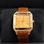 Cartier Santos Dumont WGSA0111 (2024) - Gold dial 34 mm Yellow Gold case (2/8)