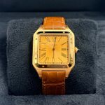 Cartier Santos Dumont WGSA0111 (2024) - Gold dial 34 mm Yellow Gold case (5/8)