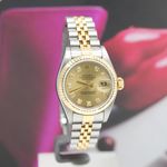 Rolex Lady-Datejust 69173 (1997) - Champagne dial 26 mm Gold/Steel case (6/8)