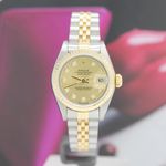 Rolex Lady-Datejust 69173 (1997) - Champagne dial 26 mm Gold/Steel case (4/8)