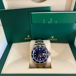 Rolex Submariner Date 16613 (1989) - Blue dial 40 mm Gold/Steel case (3/5)