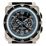 Bell & Ross BR 03-94 Chronographe BR0394-A521/SRB (2022) - Zwart wijzerplaat 42mm Staal (1/8)