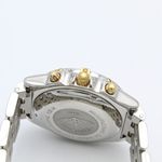 Breitling Chronomat B13050.1 (1997) - White dial 39 mm Gold/Steel case (5/8)