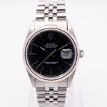 Rolex Datejust 36 16234 (1994) - Zwart wijzerplaat 36mm Staal (1/8)