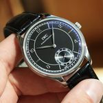IWC Portuguese Hand-Wound IW544501 (Unknown (random serial)) - Black dial 44 mm Steel case (6/8)
