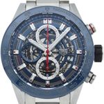 TAG Heuer Carrera Calibre HEUER 01 CAR201T.BA0766 (2020) - Transparent dial 43 mm Steel case (6/6)