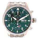 IWC Pilot Chronograph IW388104 (2024) - Groen wijzerplaat 41mm Staal (1/8)