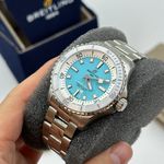 Breitling Superocean 36 A17377211C1A1 (2023) - Blauw wijzerplaat 36mm Staal (3/8)