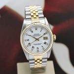 Rolex Datejust 36 16233 (1992) - White dial 36 mm Gold/Steel case (6/8)
