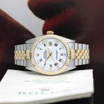 Rolex Datejust 36 16233 (1992) - White dial 36 mm Gold/Steel case (2/8)