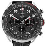 TAG Heuer Carrera Porsche Chronograph Special Edition CBN2A1F.FC6492 (2022) - Grijs wijzerplaat 44mm Staal (1/8)