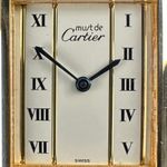 Cartier Tank Vermeil 590005 (1990) - Wit wijzerplaat 23mm Staal (8/8)