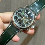 Patek Philippe Perpetual Calendar Chronograph 5204G-001 (2022) - Groen wijzerplaat 40mm Witgoud (4/6)