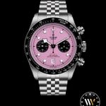 Tudor Black Bay Chrono 79360N (2024) - Roze wijzerplaat 41mm Staal (1/8)