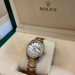 Rolex Lady-Datejust 279383RBR (2025) - Zilver wijzerplaat 28mm Goud/Staal (5/8)