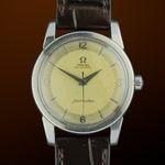 Omega Seamaster 2846 (1956) - Champagne wijzerplaat 34mm Staal (1/8)