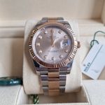 Rolex Datejust 41 126331 (2017) - Roze wijzerplaat 41mm Staal (3/7)