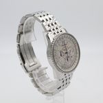 Breitling Montbrillant Datora A41370 (2019) - Silver dial 38 mm Steel case (3/8)