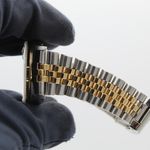 Rolex Datejust 36 16233 (1989) - Black dial 36 mm Gold/Steel case (7/8)