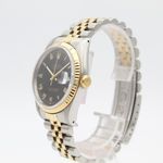 Rolex Datejust 36 16233 (1989) - Black dial 36 mm Gold/Steel case (3/8)