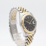 Rolex Datejust 36 16233 (1989) - Black dial 36 mm Gold/Steel case (2/8)