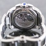 Cartier Calibre de Cartier Chronograph W7100045 (Onbekend (willekeurig serienummer)) - Zilver wijzerplaat 42mm Staal (7/8)