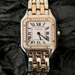 Cartier Panthère W3PN0015 (2025) - Zwart wijzerplaat 40mm Staal (1/4)