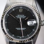 Rolex Datejust 36 16234 (1991) - Black dial 36 mm Steel case (3/8)