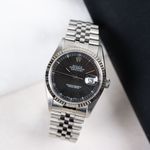 Rolex Datejust 36 16234 (1991) - Black dial 36 mm Steel case (1/8)