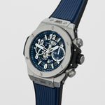 Hublot Big Bang Unico 421.NX.5170.RX (2023) - Blue dial 44 mm Titanium case (2/8)