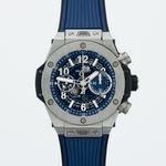 Hublot Big Bang Unico 421.NX.5170.RX (2023) - Blue dial 44 mm Titanium case (1/8)