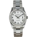 Rolex Datejust 36 116234 (2013) - Wit wijzerplaat 36mm Staal (1/1)