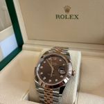 Rolex Datejust 41 126301G (2025) - Black dial 41 mm Gold/Steel case (1/8)