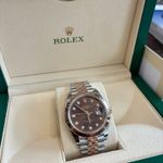 Rolex Datejust 41 126301G (2025) - Black dial 41 mm Gold/Steel case (8/8)
