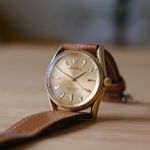 Rolex Oyster Perpetual 6593 (1956) - Champagne wijzerplaat 33mm Geelgoud (3/6)