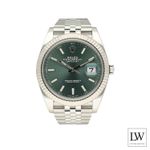 Rolex Datejust 41 126334 (2025) - Green dial 41 mm Steel case (3/8)