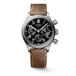 Longines Avigation L2.816.4.53.2 (2024) - Zwart wijzerplaat 41mm Staal (1/2)