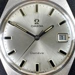 Omega Genève 136.041 (1968) - White dial 34 mm Steel case (7/8)