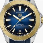 TAG Heuer Aquaracer WBP2150.FT6210 (2024) - Blauw wijzerplaat 40mm Goud/Staal (1/1)