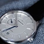 Zenith Elite Dual Time 03.2130.682/02.C498 (2011) - Silver dial 40 mm Steel case (5/8)
