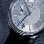 Zenith Elite Dual Time 03.2130.682/02.C498 (2011) - Silver dial 40 mm Steel case (6/8)