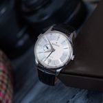 Zenith Elite Dual Time 03.2130.682/02.C498 (2011) - Silver dial 40 mm Steel case (4/8)